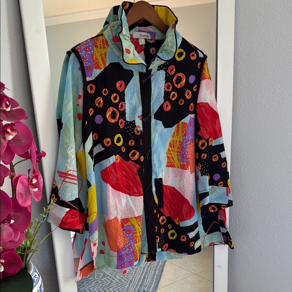 Trendy Colorful Women's Jacket *Art to Wear*